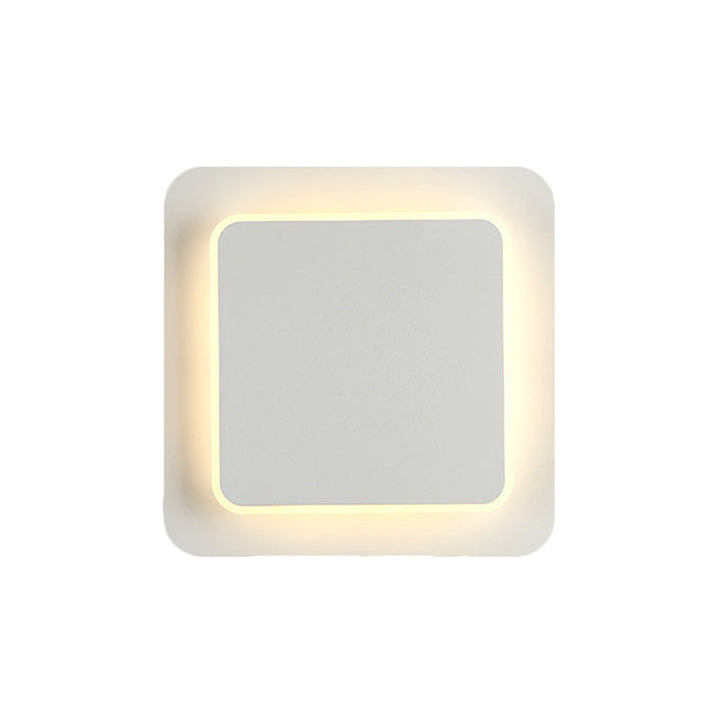 Skørter | Simple Style Slim Panel Wall Light Wood Acrylic Energy Saving Wall Lamp for Corridor Kitchen