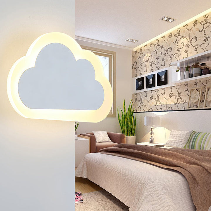 Skørter | Modern Slim Wall Lamp Light Metal Acrylic White Finish Wall Lamp for Children's and Adult's Bedroom