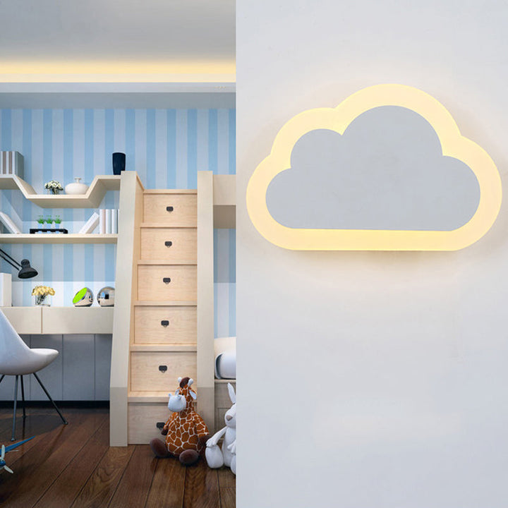Skørter | Modern Slim Wall Lamp Light Metal Acrylic White Finish Wall Lamp for Children's and Adult's Bedroom