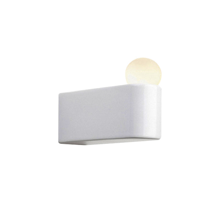 Skørter | White Ball Wall Lighting Modernist LED Milk Glass Wall Lamp with Small/Medium/Large Size in White/Warm Light