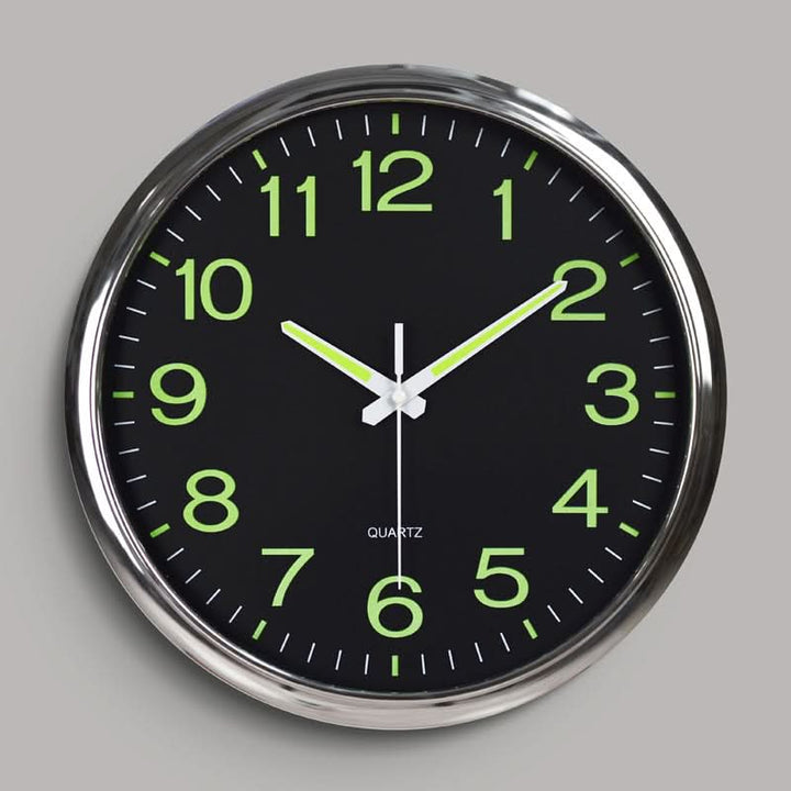 Lisslune | Silent LED Wall Clock 12" for Classroom