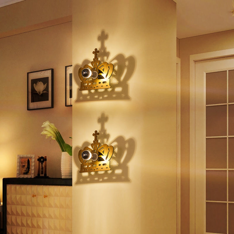 Skørter | Modern beautiful wall lamp wood single light brown wall lamp for hallway care room
