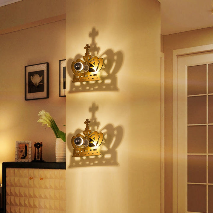 Skørter | Modern beautiful wall lamp wood single light brown wall lamp for hallway care room