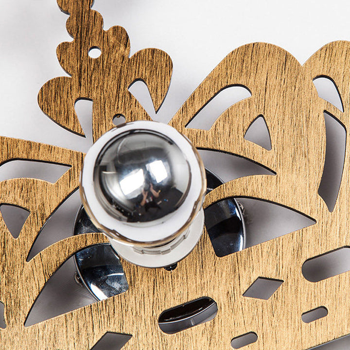 Skørter | Modern beautiful wall lamp wood single light brown wall lamp for hallway care room