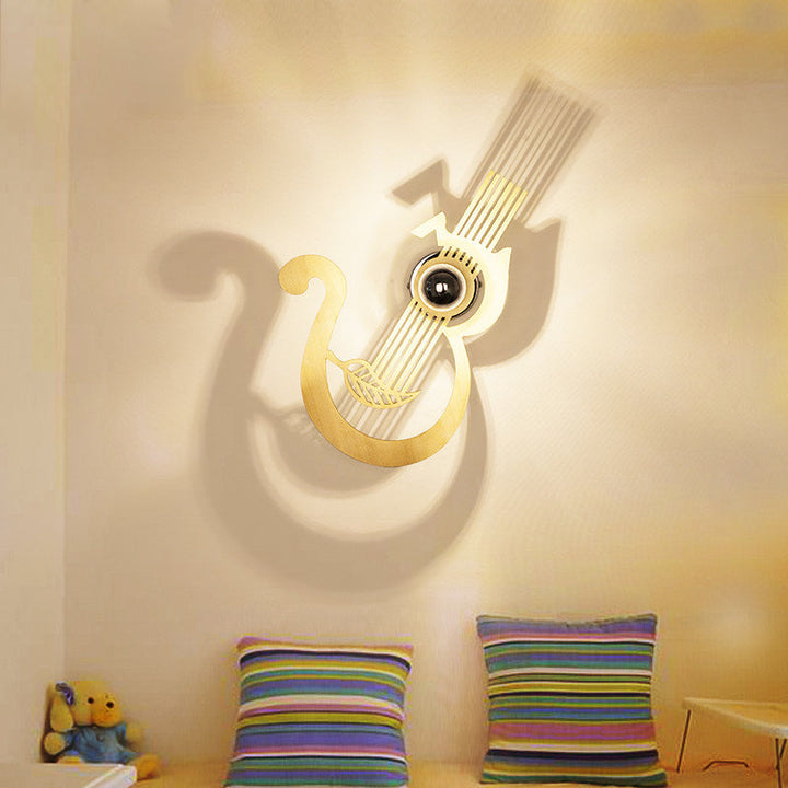 Skørter | Modern beautiful wall lamp wood single light brown wall lamp for hallway care room