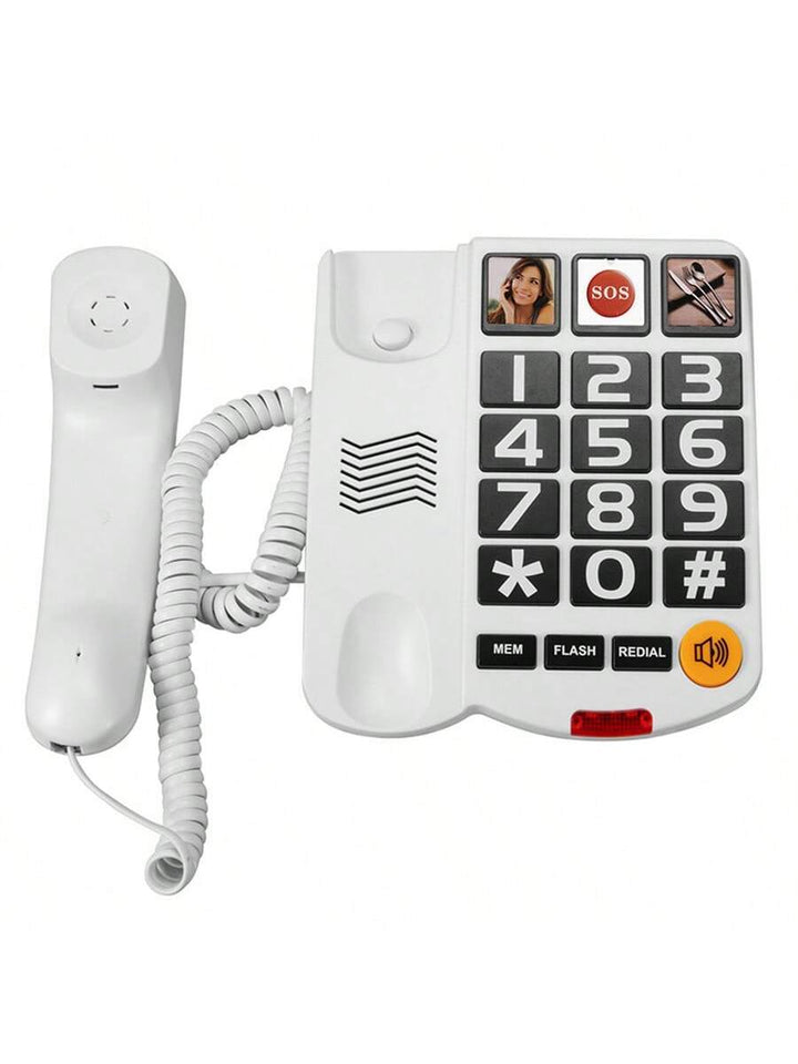Lisslune | Wired Home Telephone for Seniors – Stylish, Simple & Durable