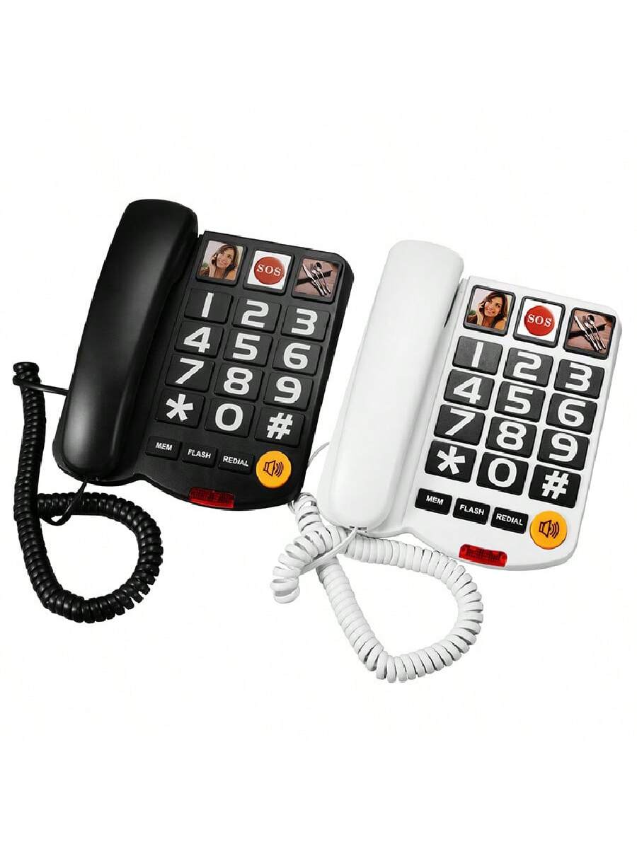 Lisslune | Wired Home Telephone for Seniors – Stylish, Simple & Durable