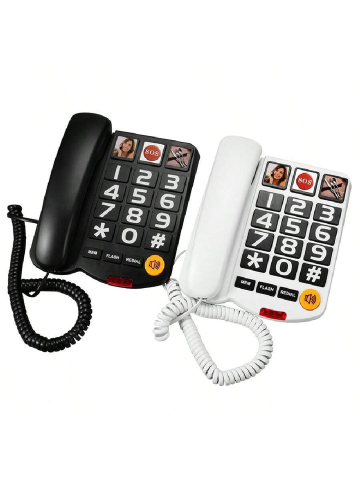 Lisslune | Wired Home Telephone for Seniors – Stylish, Simple & Durable