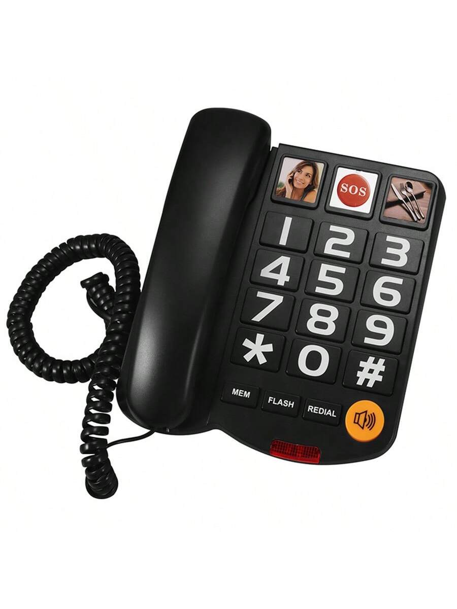 Lisslune | Wired Home Telephone for Seniors – Stylish, Simple & Durable