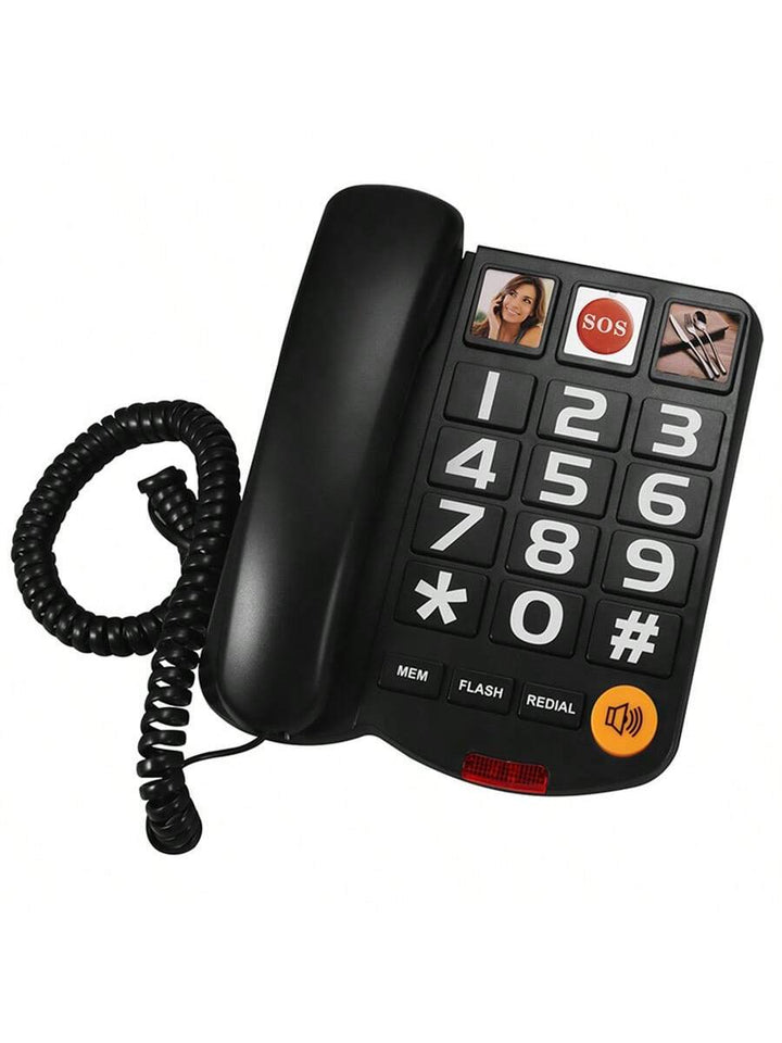 Lisslune | Wired Home Telephone for Seniors – Stylish, Simple & Durable