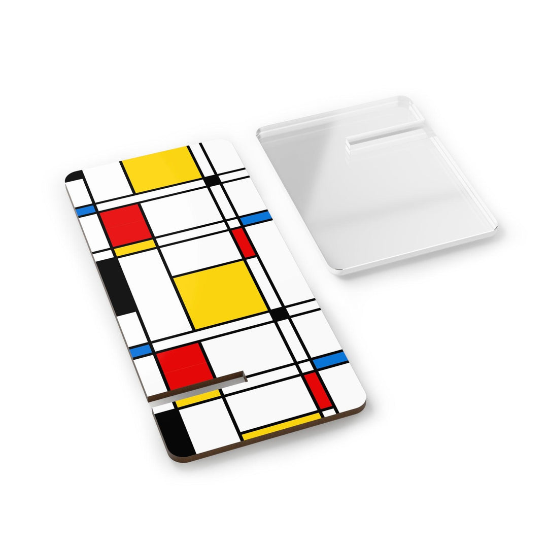 Lisslune | Geometric Elegance Mobile Stand - Artistic Design