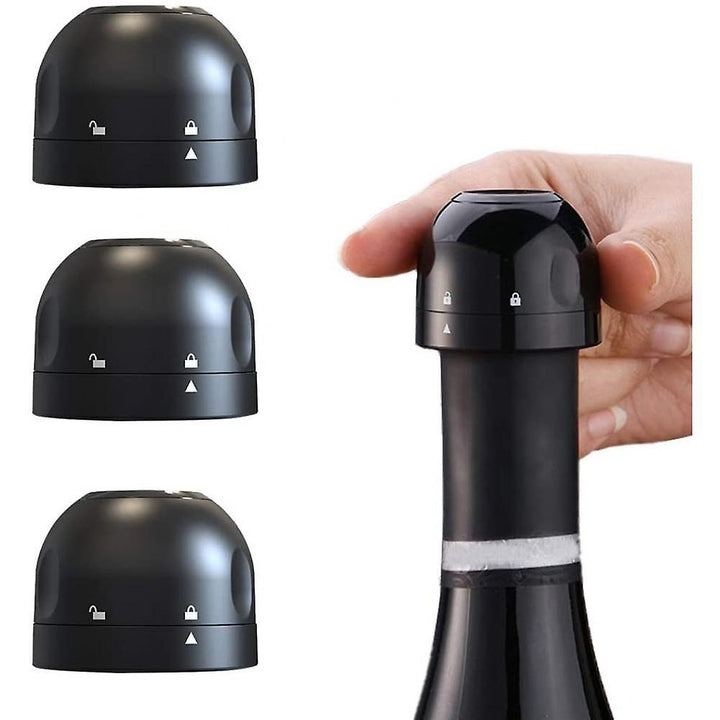 Lisslune | Reusable leak-proof silicone sealing cap for champagne and wine bottles