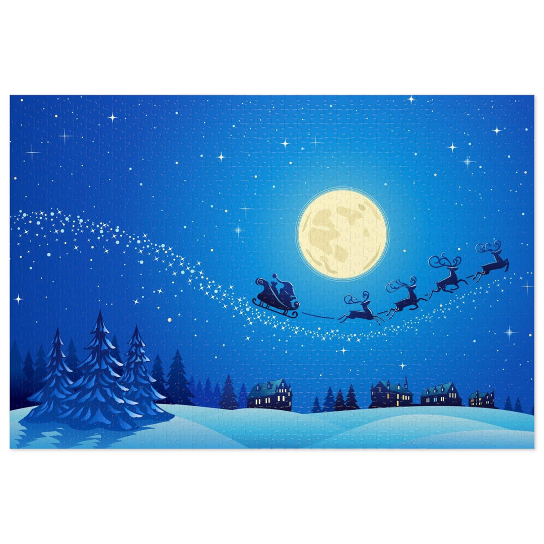 Lisslune | Customizable Family Puzzle Set in Stylish Metal Box - Made in the USA for Quality Time
