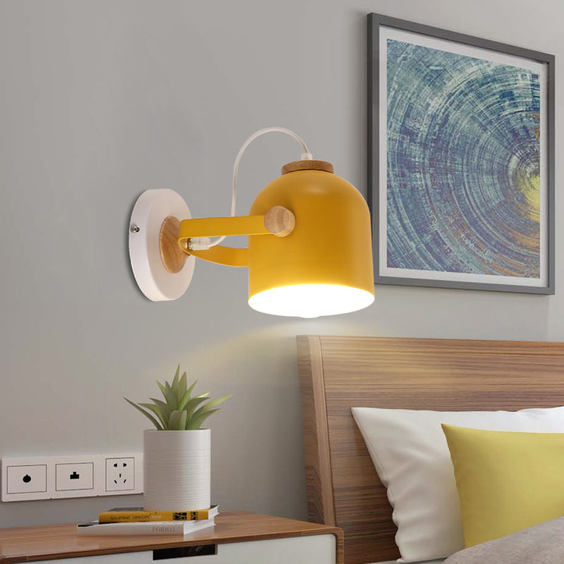 Skørter | Rotatable hallway dome ceiling light metal one bulb macaron loft pastel color ceiling light