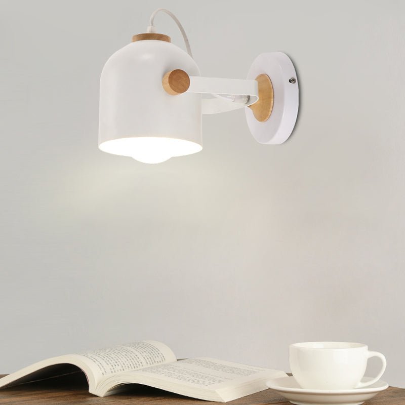 Skørter | Rotatable hallway dome ceiling light metal one bulb macaron loft pastel color ceiling light
