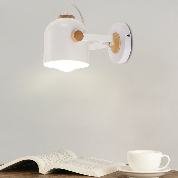 Skørter | Rotatable hallway dome ceiling light metal one bulb macaron loft pastel color ceiling light
