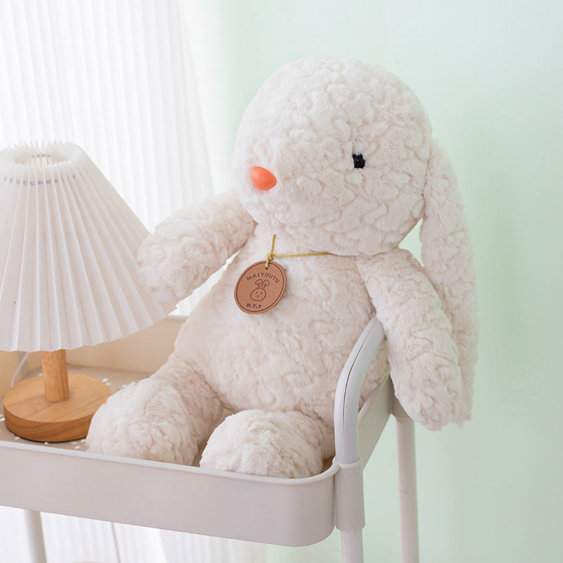 Lisslune | Short Hair Plush Rabbit-White