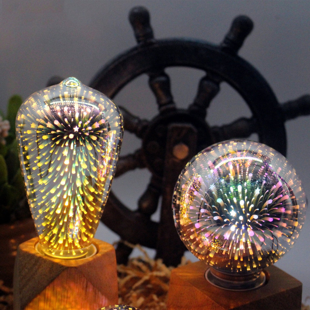 Lisslune | 3D Fireworks LED Light Bulb