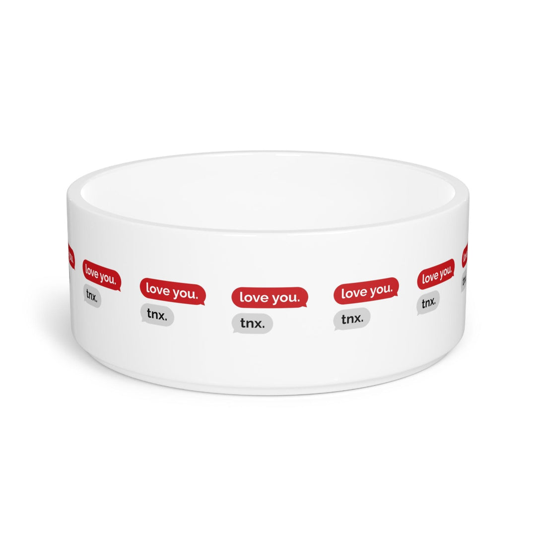 Lisslune | Adjustable Valentine's Day Ceramic Pet Bowl - Elegant Dining Experience for Your Furry Companion
