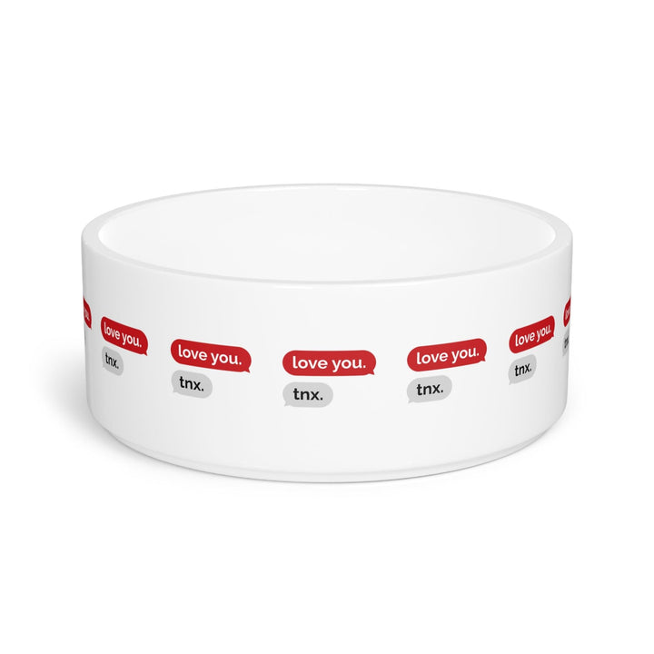 Lisslune | Adjustable Valentine's Day Ceramic Pet Bowl - Elegant Dining Experience for Your Furry Companion