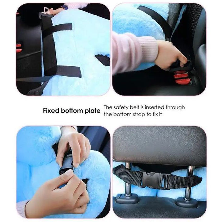 Lisslune | Ergonomic car and travel head pillow with adjustable strap for comfortable support