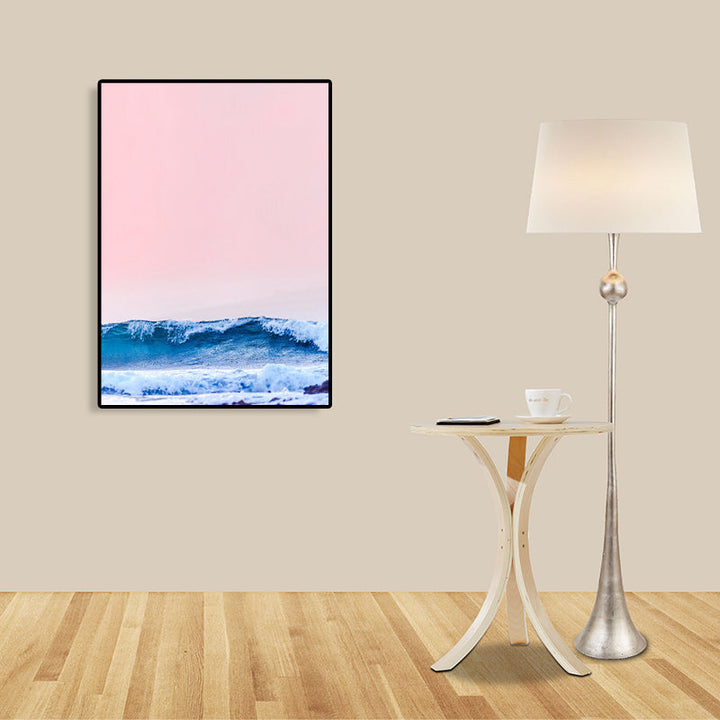 Lisslune | Tropical Air and Sea Canvas pastel-colored texture painting for playroom, multiple sizes