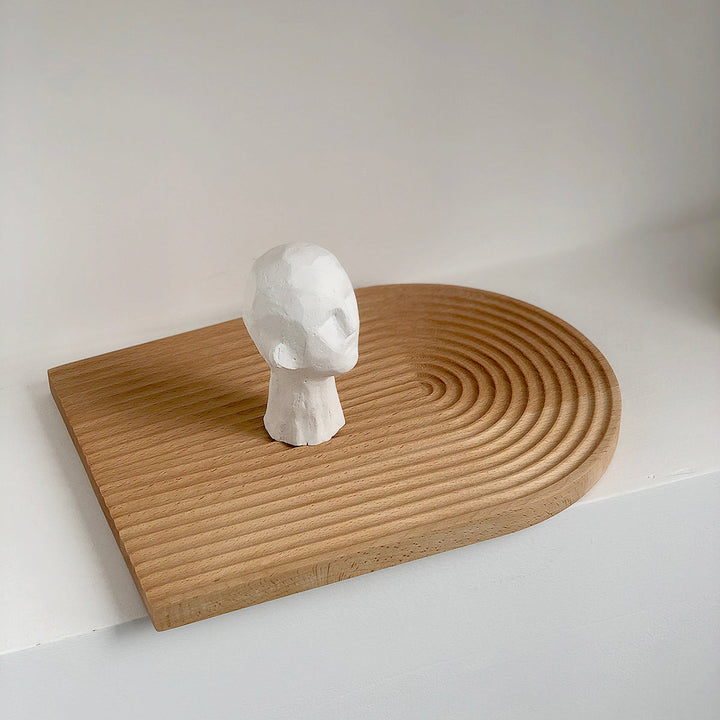 Rynx Decorative Wave Arch Wooden Tray
