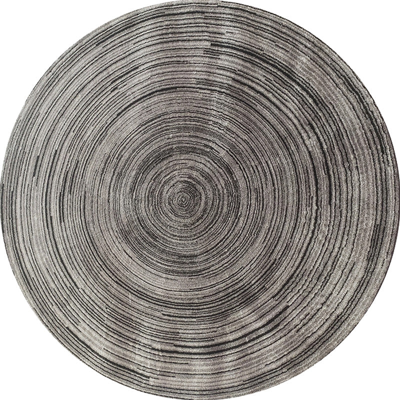 Lisslune | Creative Multicolor Modernist Rug Polyester Circle and Brush Stroke Pattern Rug Washable Pet Friendly Non-Slip Rug for the Living Room