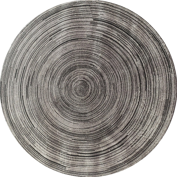 Lisslune | Creative Multicolor Modernist Rug Polyester Circle and Brush Stroke Pattern Rug Washable Pet Friendly Non-Slip Rug for the Living Room
