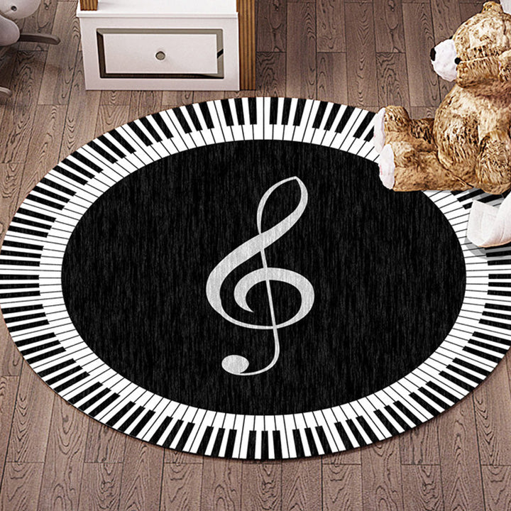 Lisslune | Multicolor Flowers Pattern Rug with Star and Heart Polyester Kids Rug Washable Non-Slip Pet-Friendly Rug for Children's Room