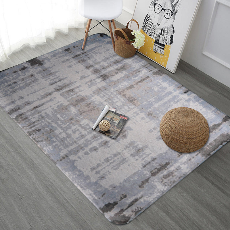 Lisslune | Creative abstract rug Multicolor Industrial design rug Polyester Pet-friendly non-slip backing Washable rug for the living room