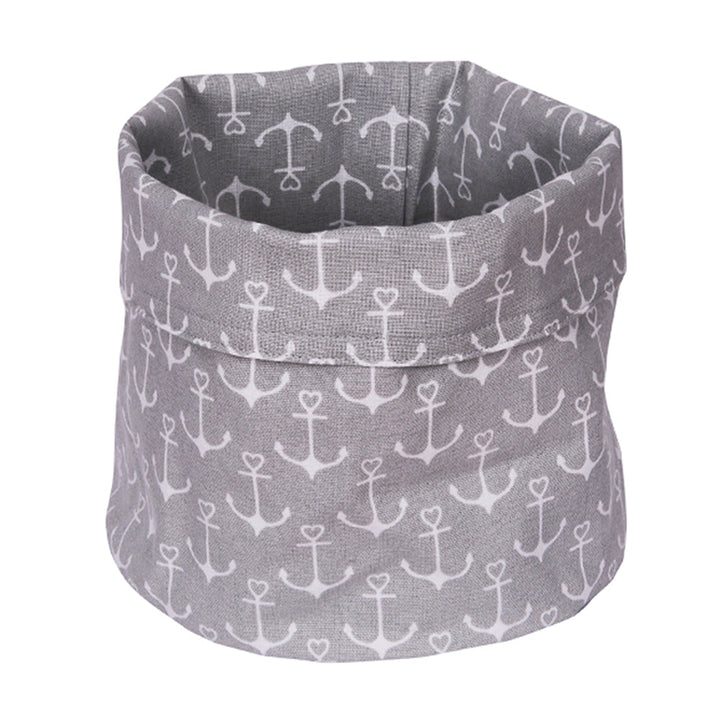 Lisslune | Bread Basket Anchor Allover Gray