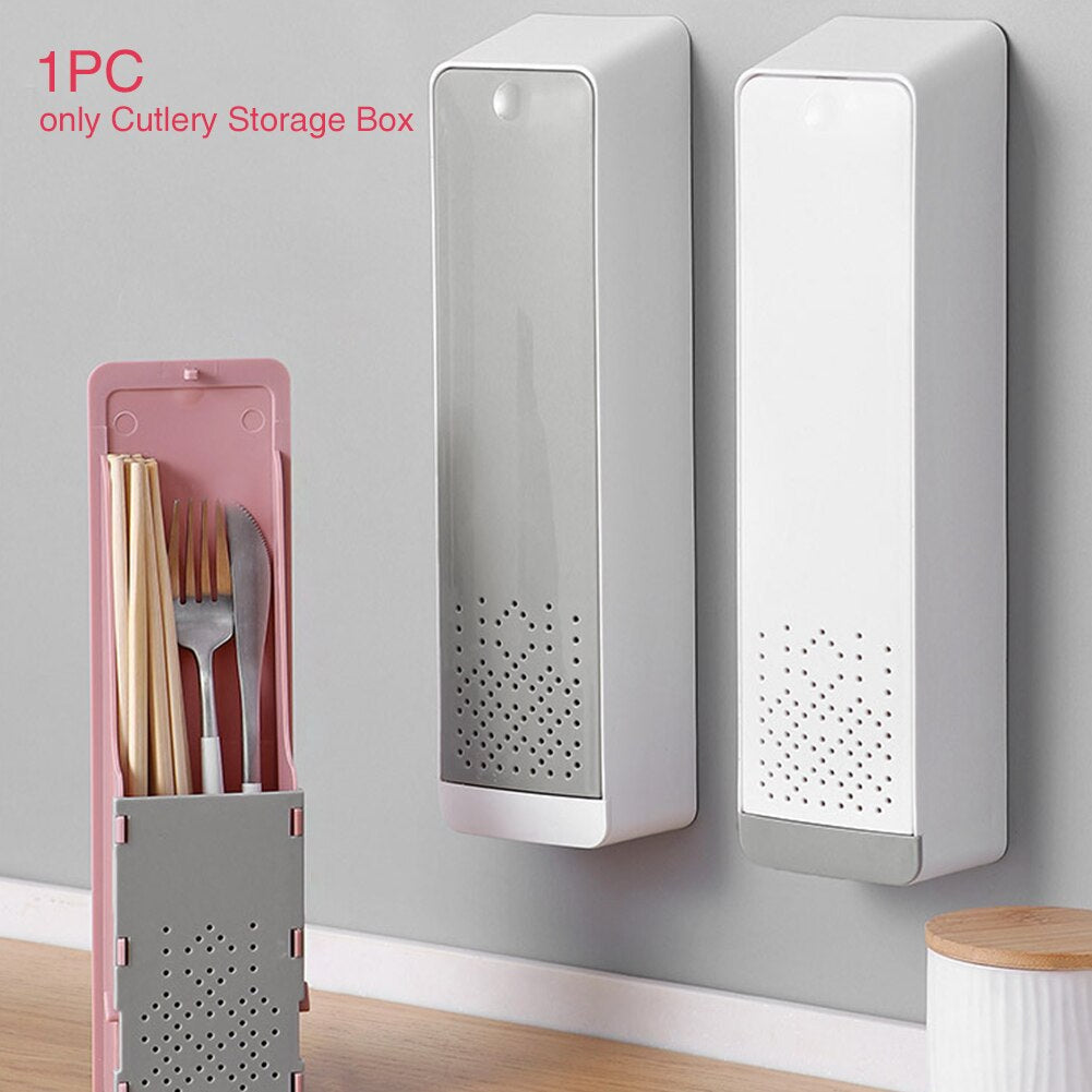 Lisslune | Wall Mounted Kitchen Silverware Drain Box