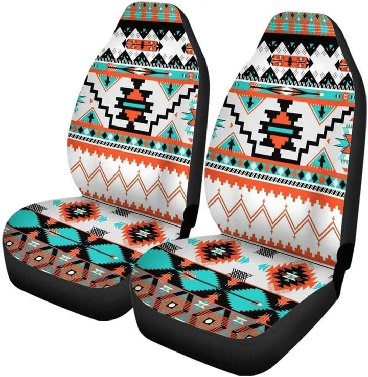 Lisslune | Southwest Geometric Tribal Aztec Universal Car Seat Covers