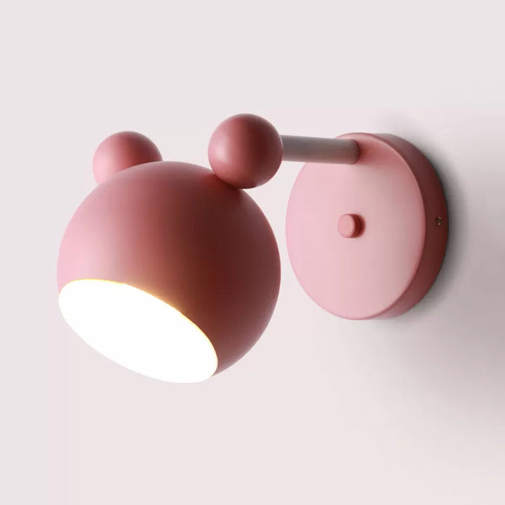 Skørter | Rotatable Single Light Mouse Wall Lamp Nordic Stylish Metal Wall Lamp for the Office