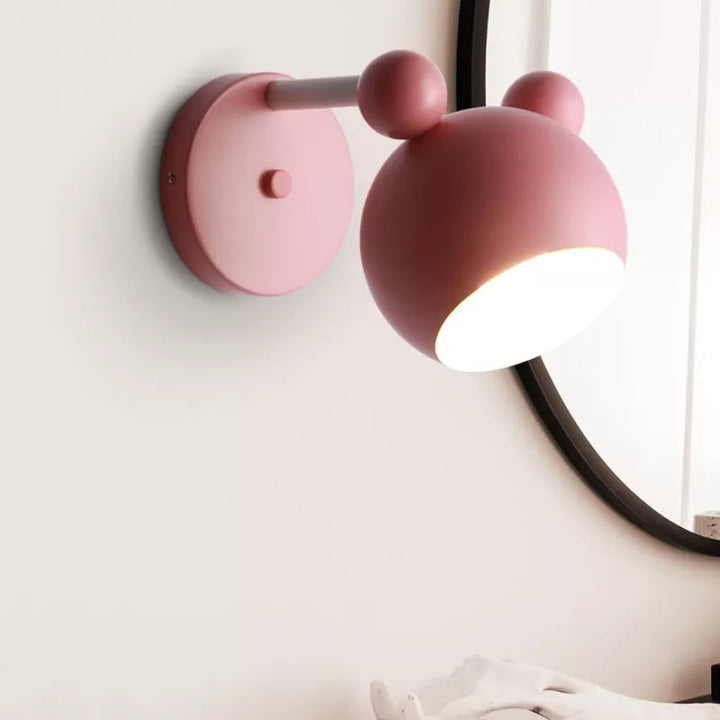 Skørter | Rotatable Single Light Mouse Wall Lamp Nordic Stylish Metal Wall Lamp for the Office