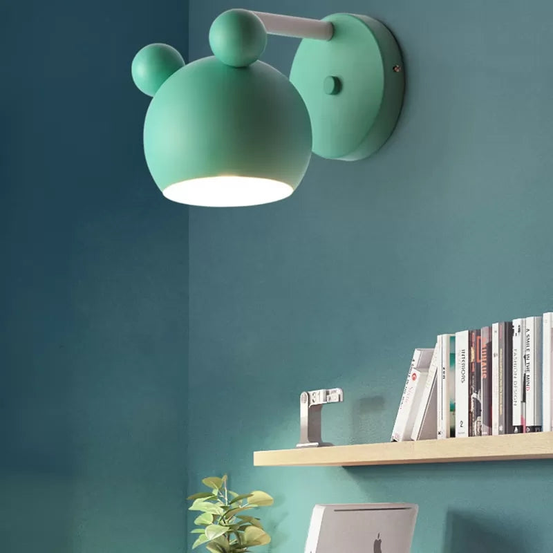 Skørter | Rotatable Single Light Mouse Wall Lamp Nordic Stylish Metal Wall Lamp for the Office