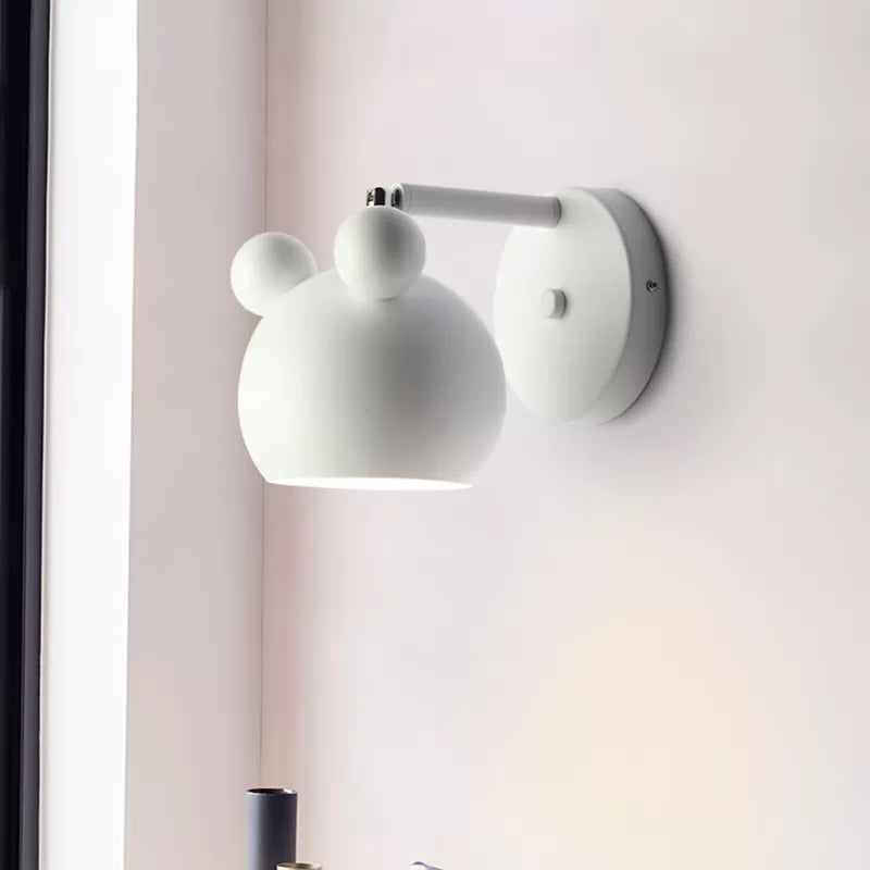 Skørter | Rotatable Single Light Mouse Wall Lamp Nordic Stylish Metal Wall Lamp for the Office