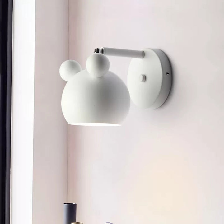 Skørter | Rotatable Single Light Mouse Wall Lamp Nordic Stylish Metal Wall Lamp for the Office
