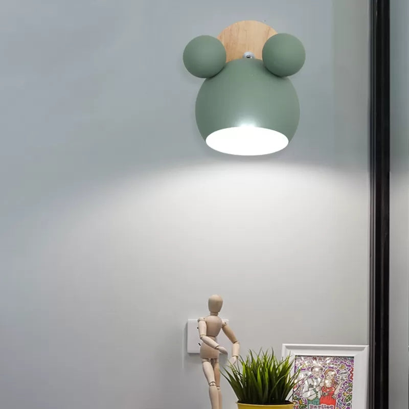 Skørter | Rotatable Single Light Mouse Wall Lamp Nordic Stylish Metal Wall Lamp for the Office