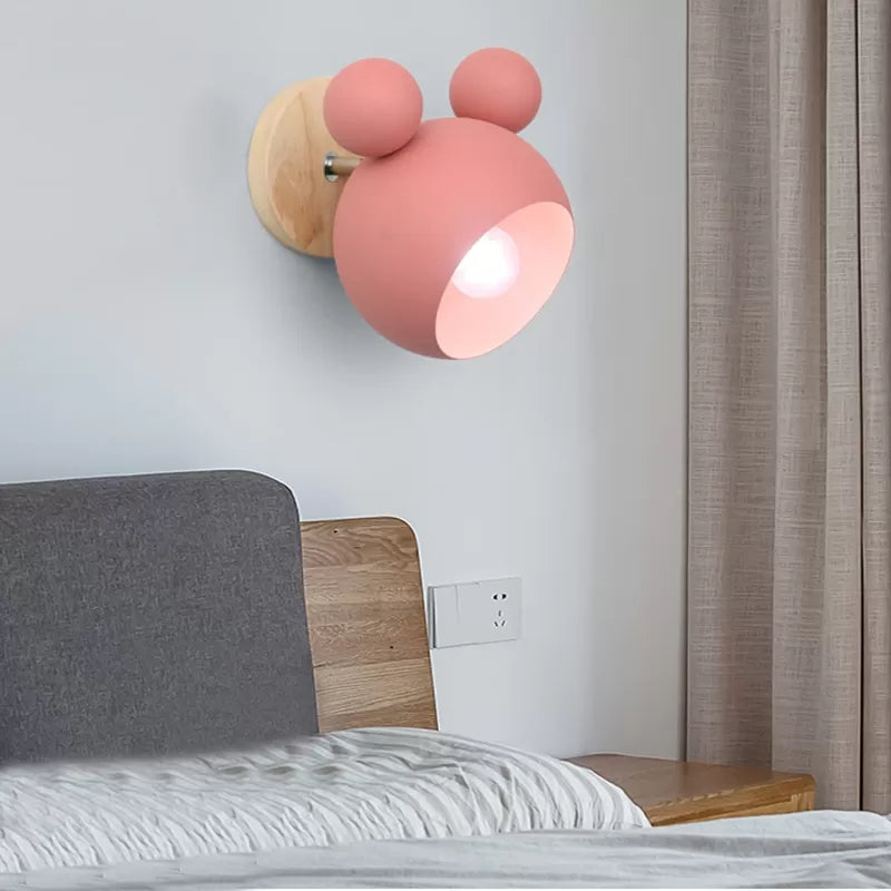 Skørter | Rotatable Single Light Mouse Wall Lamp Nordic Stylish Metal Wall Lamp for the Office