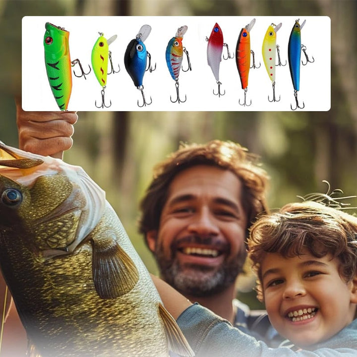 Lisslune | 24 Days Christmas Countdown Fish Tackle Set