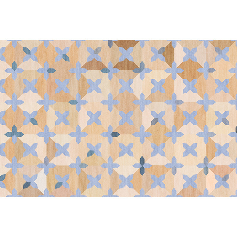 Lisslune | Simple Multicolor Modernist Carpet Polyester Geometric and Checkered Pattern Carpet Washable Pet-Friendly Non-Slip Carpet for the Living Room