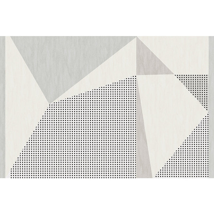 Lisslune | Funky Modernism Rug Green and Gray Geometric and Checkered Pattern Rug Pet Friendly Non-Slip Washable Area Rug for Decoration