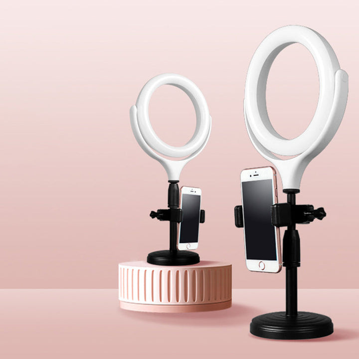 Lisslune | White Rotatable Round Mirror Light Modernist LED Metallic Built-in Lighting with USB Port