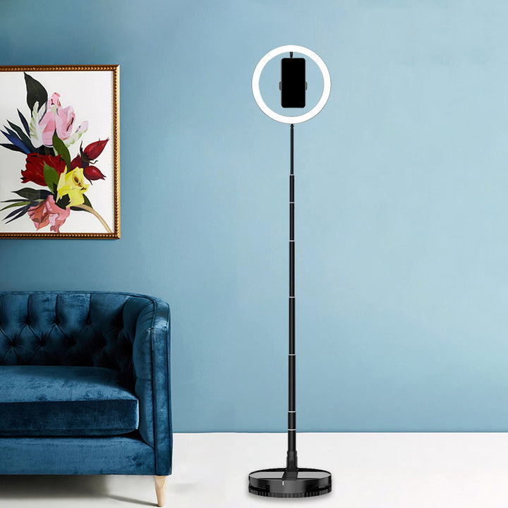 Lisslune | Black round mirror lighting modernist metallic LED dimmable recessed light