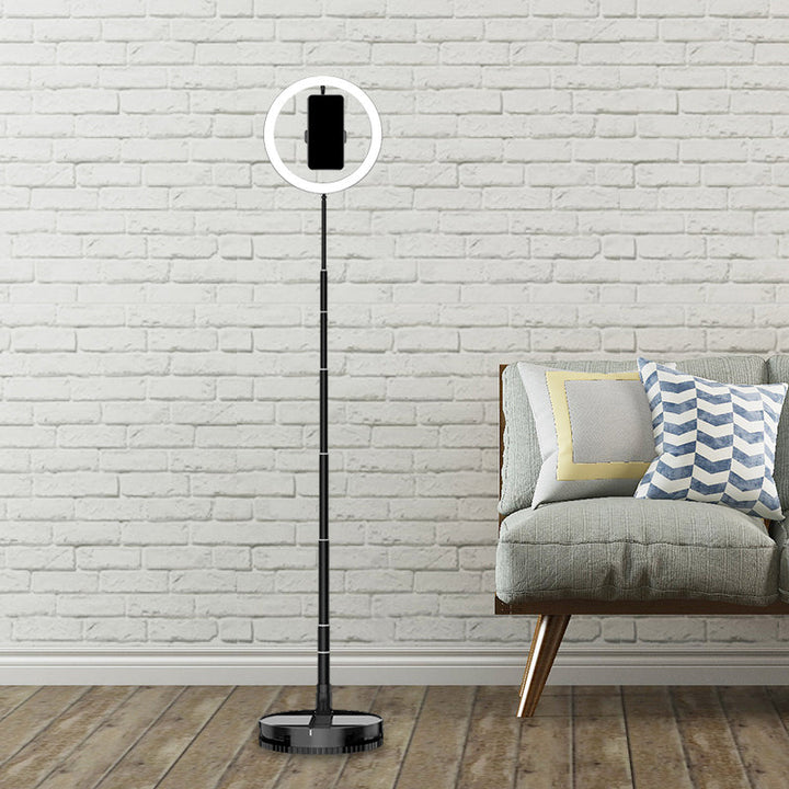 Lisslune | Black round mirror lighting modernist metallic LED dimmable recessed light