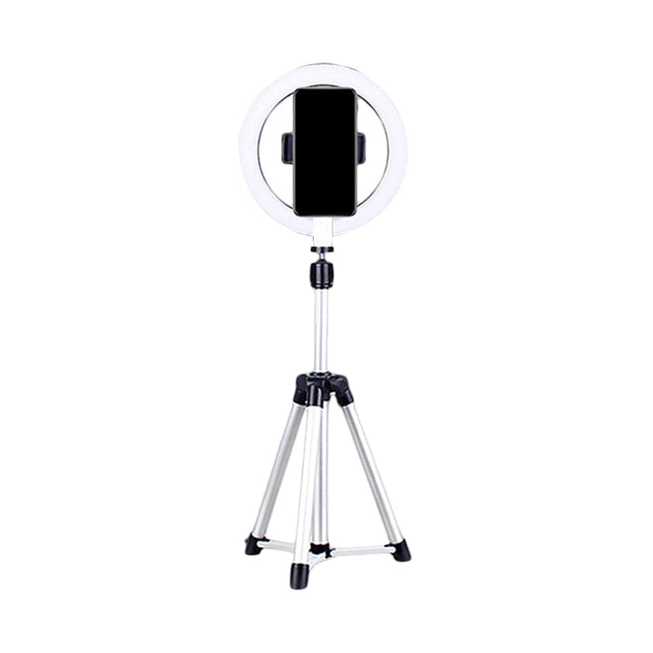 Lisslune | Black Finish Round Fill Lamp Simplicity LED Metallic Vanity Lighting Ideas for Phone Holder