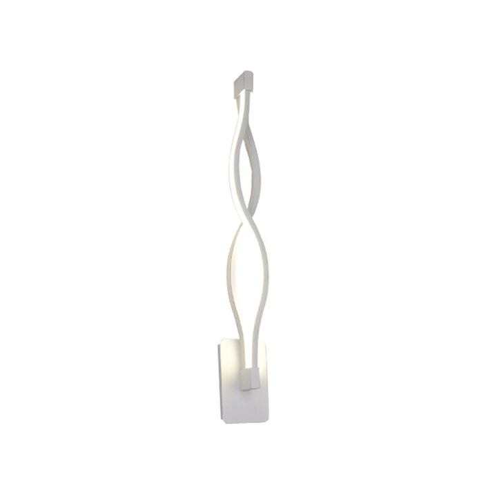 Lisslune | Stranded Stair Wall Lighting Ideas Metal Minimalism LED Wall Light in Warm/White Light, Black/White