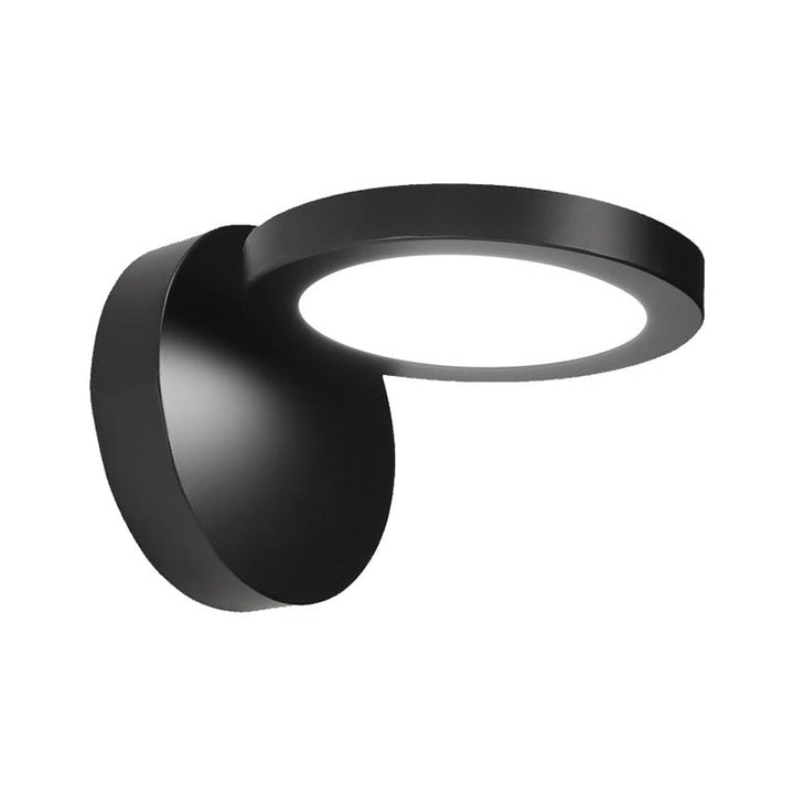 Lisslune | Acrylic Rotating Lens Wall Light Simplicity White/Black LED Wall Lights Fixture in Warm/White Light